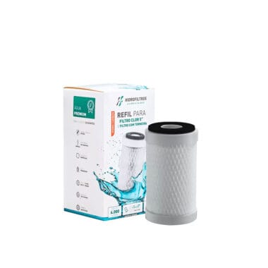 Refil Filtro Carvão Ativado 5" Hidrofiltros